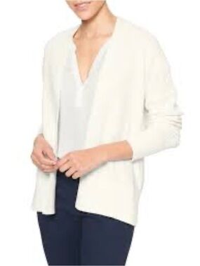 GAP Open-Front Knit Cardigan - Cream